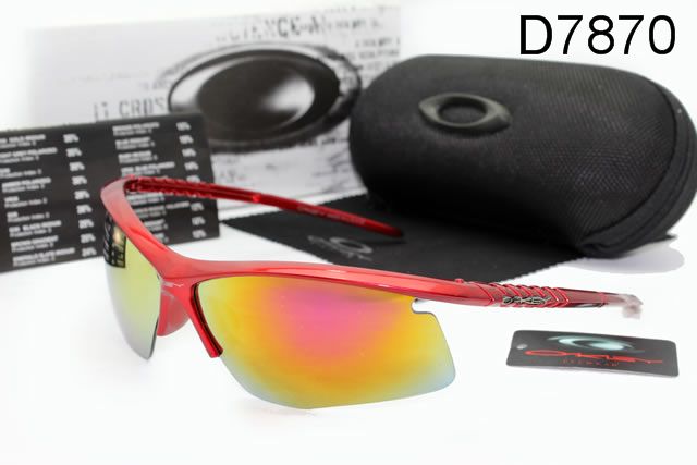 Oakley AAA Commit Occhiali Da Sole Rosso Telaio Giallo Lente