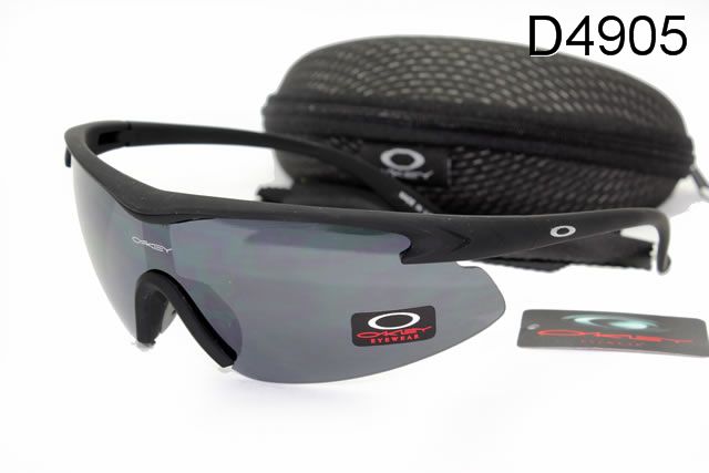 Oakley M Frame Occhiali Da Sole Shield Nero Telaio Grigio Lente