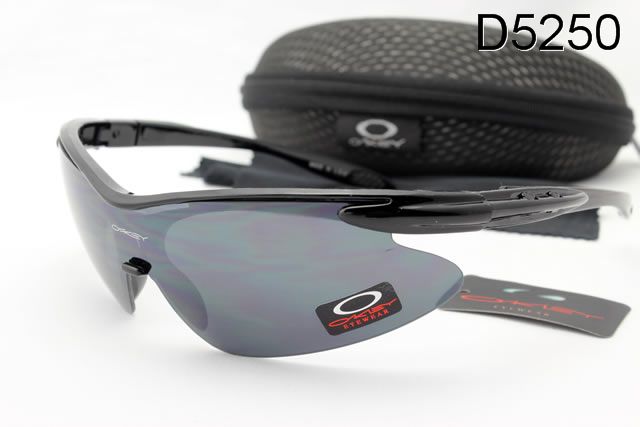 Oakley M Frame Occhiali Da Sole Shield Nero Telaio Grigio Lente