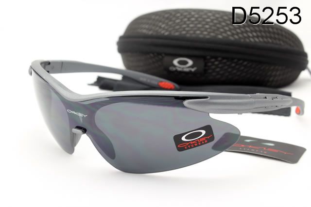 Oakley M Frame Occhiali Da Sole Shield Argento Grigio