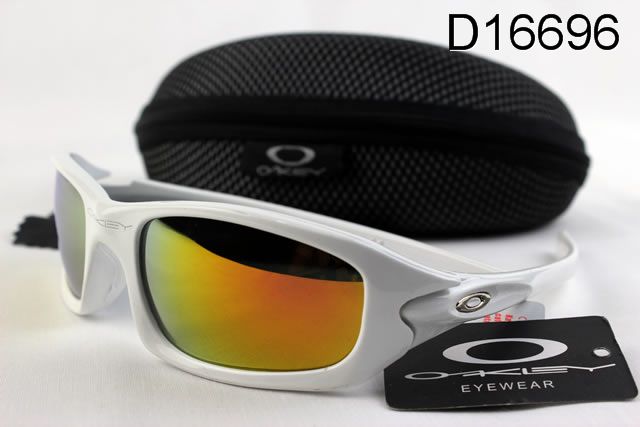 Oakley Monster Dog Occhiali Da Sole Bianco Telaio Colorato Lente