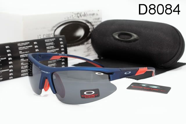 Oakley AAA Commit Occhiali Da Sole Blu Rosso Telaio Grigio Lente