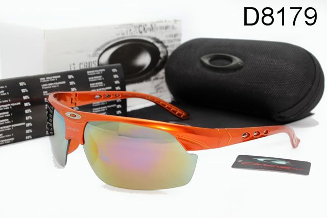 Oakley AAA Commit Occhiali Da Sole Arancione Telaio Colorato Lente