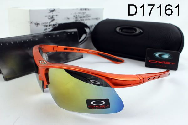 Oakley AAA Commit Occhiali Da Sole Rosso Telaio Giallo Blu Lente