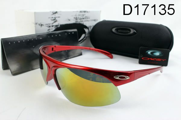 Oakley AAA Commit Occhiali Da Sole Rosso Telaio Giallo Lente