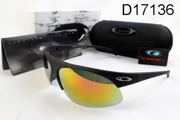 Oakley AAA Commit Occhiali Da Sole Nero Telaio Giallo Lente