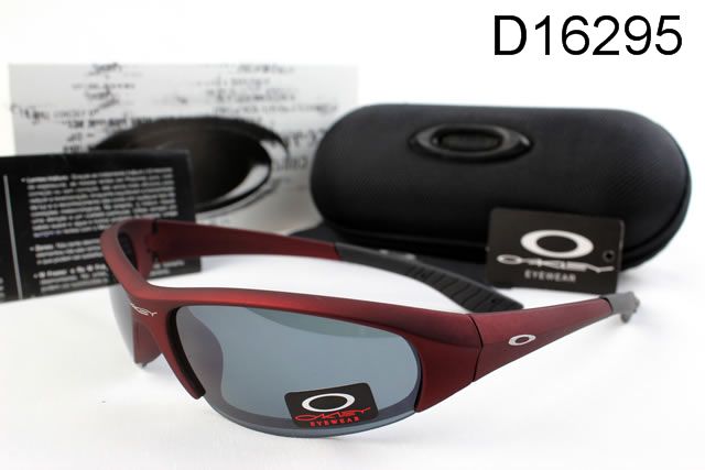 Oakley AAA Commit Occhiali Da Sole Rosso Telaio Grigio Lente