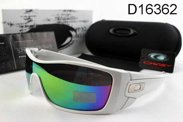 Oakley Batwolf AAA Occhiali Da Sole Bianco Telaio Colorato Lente