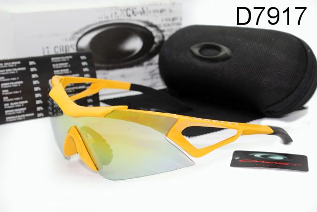 Oakley AAA Sport Shield Occhiali Da Sole Giallo Telaio Colorato Lente