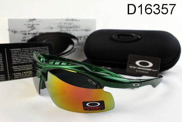 Oakley Double Lens AAA Occhiali Da Sole Verde Telaio Colorato Lente