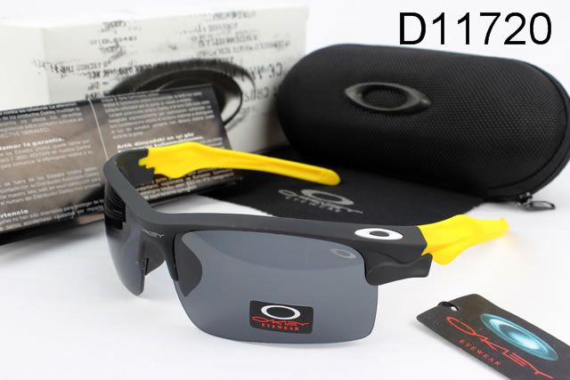 Oakley Fast Jacket AAA Occhiali Da Sole Nero Giallo Telaio Grigio Lente