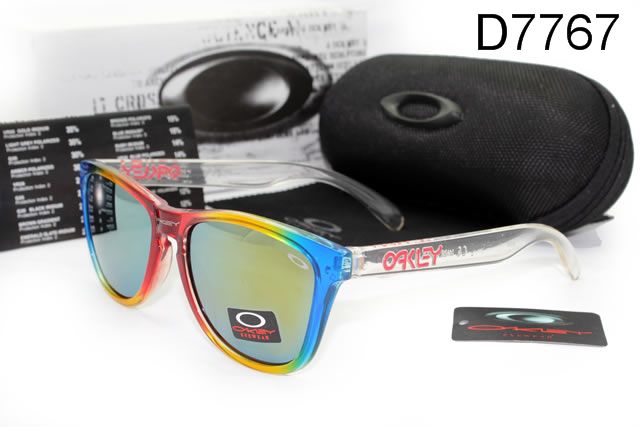 Oakley Frogskins AAA Occhiali Da Sole Transparent Telaio Colorato