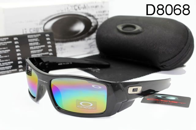 Oakley Gascan AAA Occhiali Da Sole Nero Telaio Colorato Lente