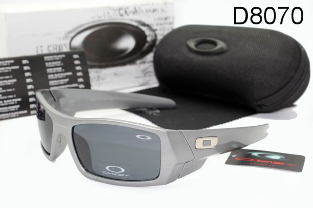 Oakley Gascan AAA Occhiali Da Sole Argento Grigio Telaio Grigio Lente