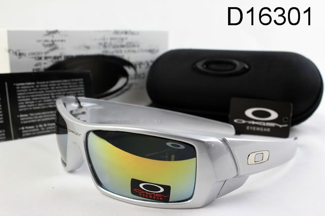 Oakley Gascan AAA Occhiali Da Sole Bianco Telaio Giallo Lente