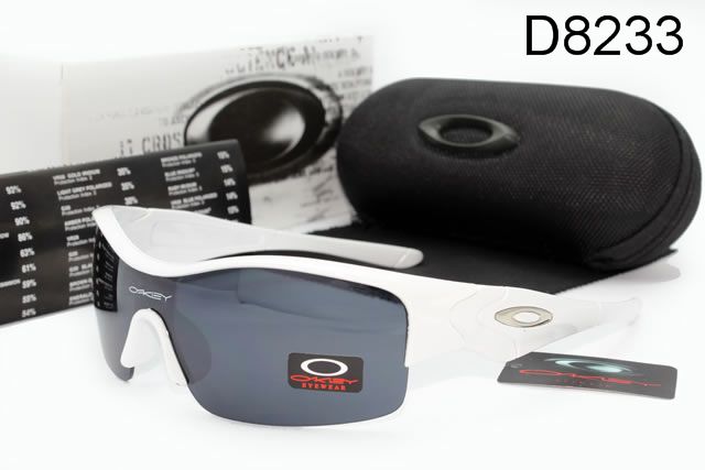 Oakley Half Straight Jackets AAA Occhiali Da Sole Bianco Telaio Profondità Grigio Lente