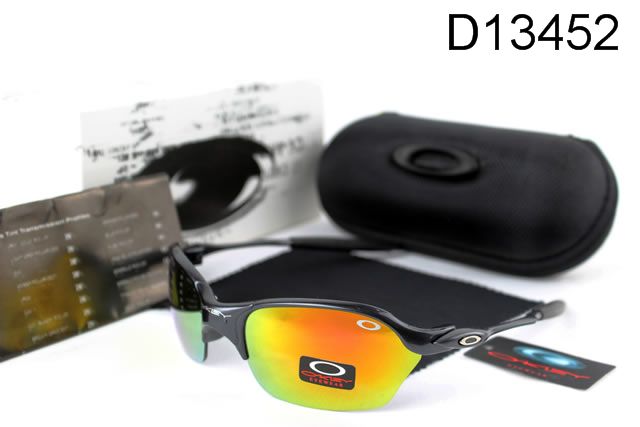 Oakley Half X AAA Occhiali Da Sole Nero Telaio Arancione Giallo Lente