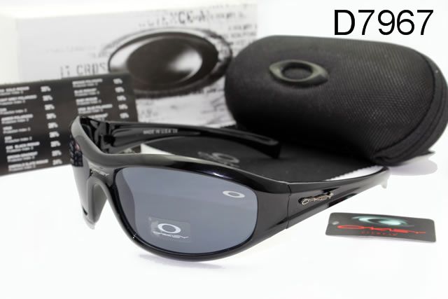 Oakley AAA Active Occhiali Da Sole Nero Telaio Grigio Lente