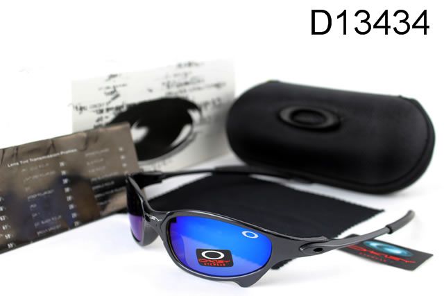 Oakley Juilet AAA Occhiali Da Sole Nero Telaio Blu Lente