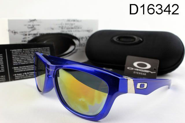 Oakley Jupiter AAA Occhiali Da Sole Blu Argento Telaio