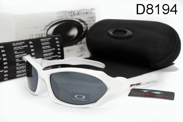 Oakley AAA Active Occhiali Da Sole Bianco Telaio Profondità Grigio Lente