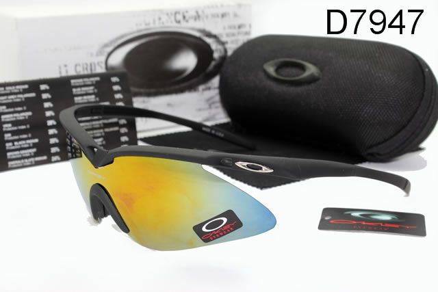 Oakley M Frame AAA Occhiali Da Sole Nero Telaio Giallo Blu Lente