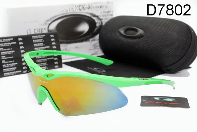 Oakley M Frame AAA Occhiali Da Sole Verde Telaio Giallo Blu Lente