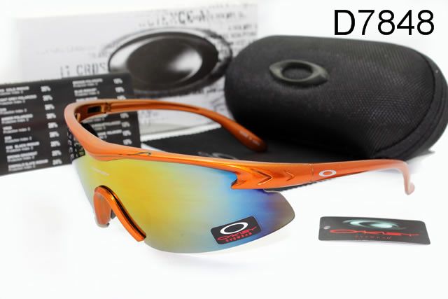 Oakley M Frame AAA Occhiali Da Sole Arancione Telaio Giallo Blu Lente