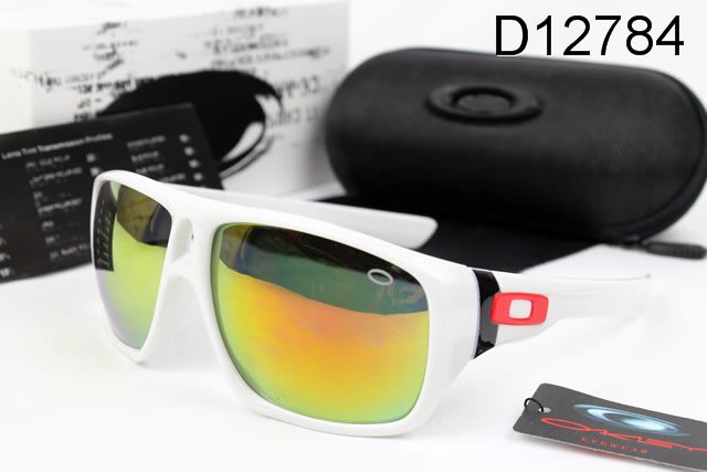 Oakley Nuovo Dispatch AAA Occhiali Da Sole Bianco Telaio Giallo Arancione Lente