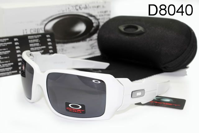 Oakley Oil Drum AAA Occhiali Da Sole Bianco Telaio Profondità Grigio Lente