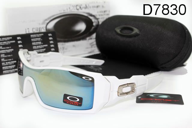 Oakley Oil Rig AAA Occhiali Da Sole Bianco Telaio Luce Blu Lente