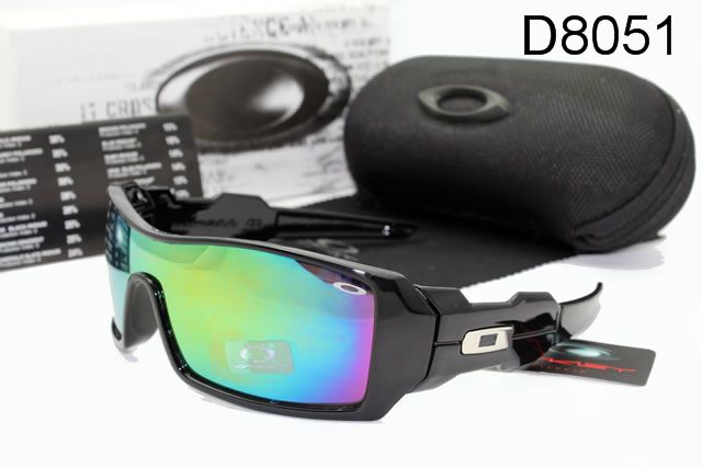 Oakley Oil Rig AAA Occhiali Da Sole Nero Telaio Colorato Lente