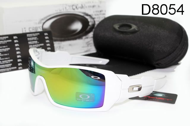 Oakley Oil Rig AAA Occhiali Da Sole Bianco Telaio Colorato Lente