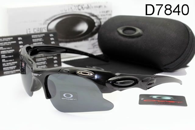 Oakley Plate AAA Occhiali Da Sole Nero Telaio Grigio Lente