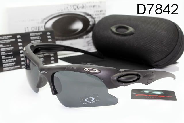 Oakley Plate AAA Occhiali Da Sole Nero Telaio Grigio Lente