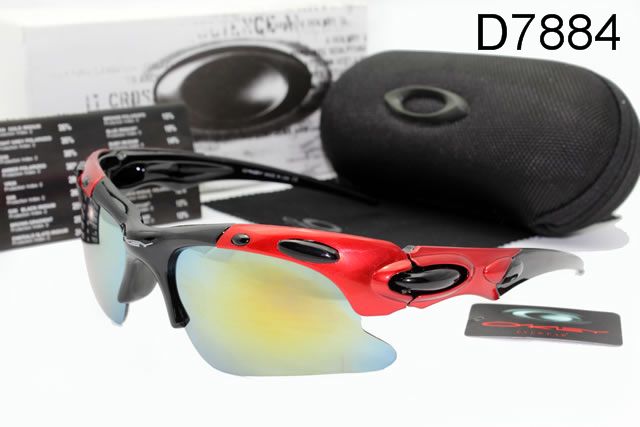 Oakley Plate AAA Occhiali Da Sole Nero Rosso