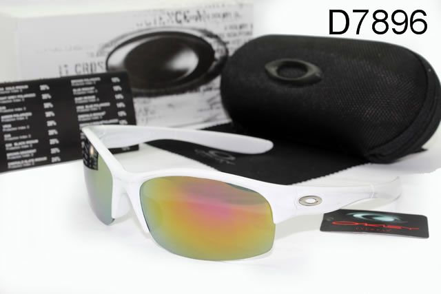 Oakley Quarter Jacket AAA Occhiali Da Sole Bianco Telaio Colorato Lente