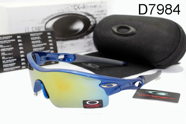 Oakley Radar Path AAA Occhiali Da Sole Blu Telaio Luce Giallo Lente