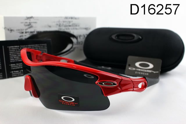 Oakley Radar Path AAA Occhiali Da Sole Rosso Telaio Nero Lente