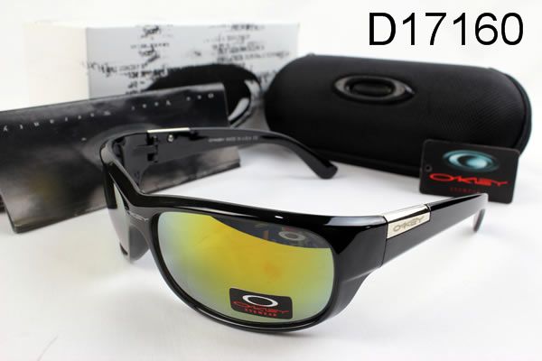 Oakley AAA Active Occhiali Da Sole Nero Telaio Giallo Lente