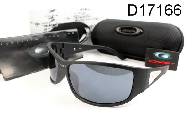 Oakley AAA Active Occhiali Da Sole Nero Telaio Grigio Lente