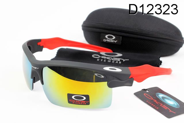 Oakley Fast Jacket Occhiali Da Sole Nero Rosso Giallo