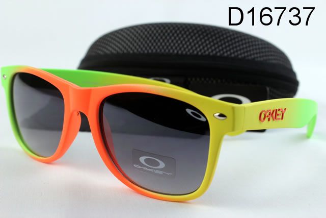 Oakley Frogskins Occhiali Da Sole Arancione Giallo Verde Telaio