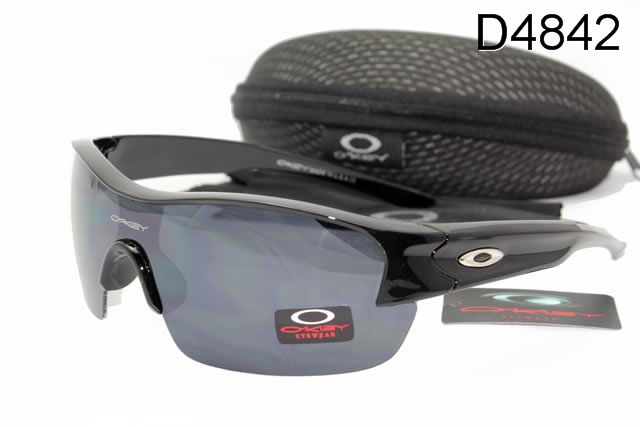 Oakley Sport Occhiali Da Sole Shield Grigio Lente Nero Telaio