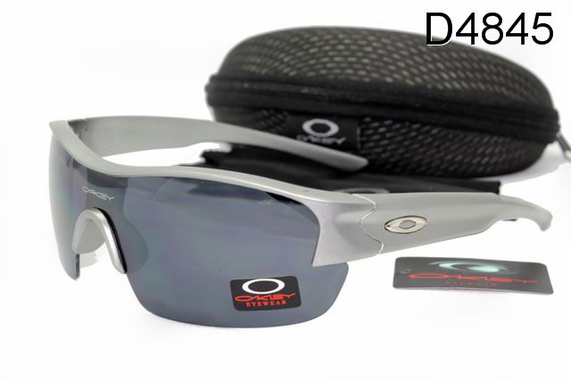 Oakley Sport Occhiali Da Sole Shield Argento Grigio