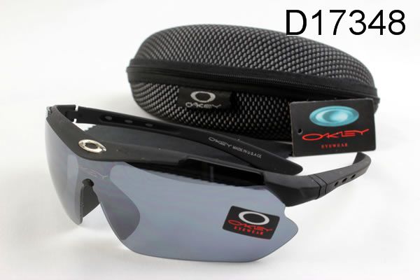 Oakley Sport Occhiali Da Sole Shield Grigio Nero