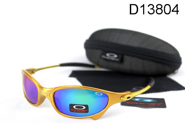 Oakley Juliet Occhiali Da Sole Mirror Blu Lente Oro Telaio