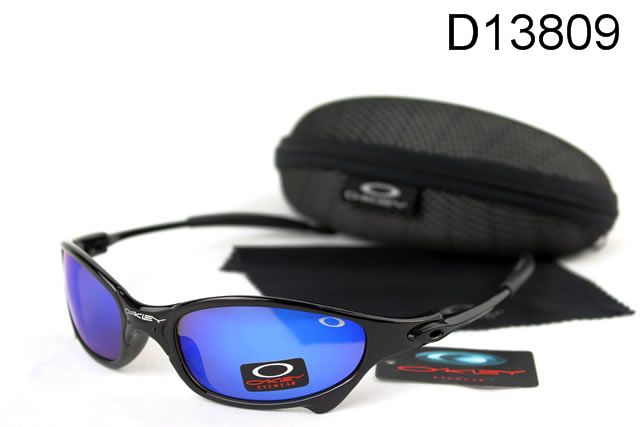 Oakley Juliet Occhiali Da Sole Mirror Blu Lente Nero Telaio