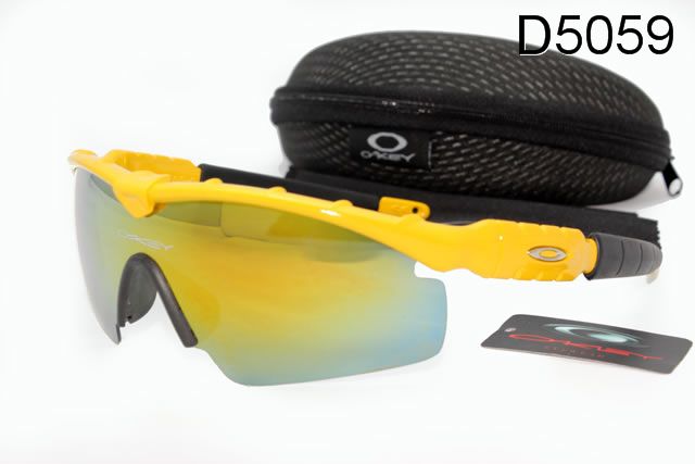 Oakley M Frame 2.0 Strike Occhiali Da Sole Giallo Blu Lente Giallo Nero Telaio