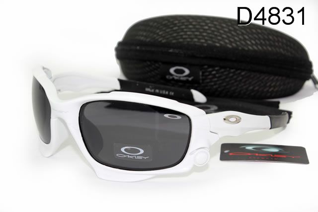 Oakley Jawbone Occhiali Da Sole Scuro Grigio Lente Bianco Telaio